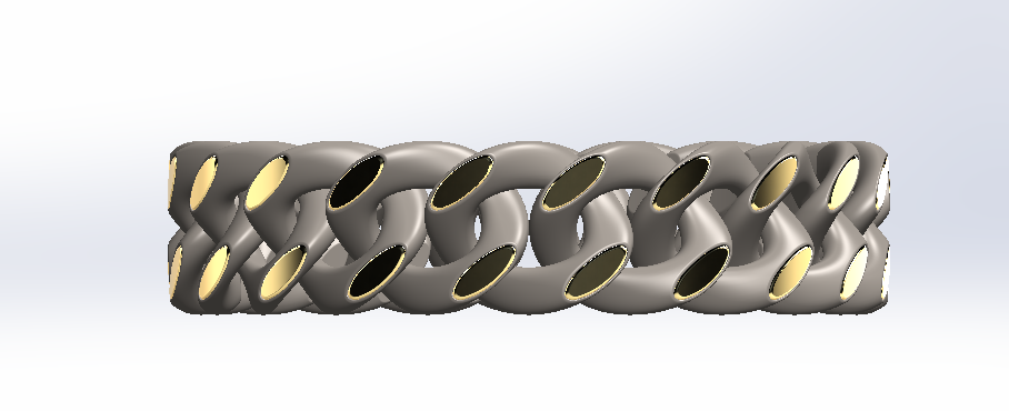 دانلود فایل سه بعدی مدل حلقه زنجیری
