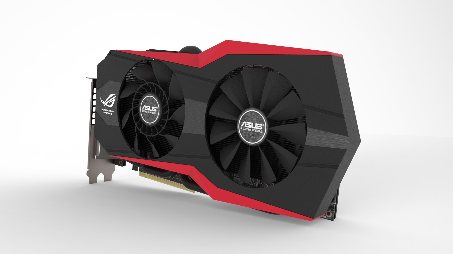 دانلود فایل سه بعدی کارت گرافیک Asus GTX 980 Matrix