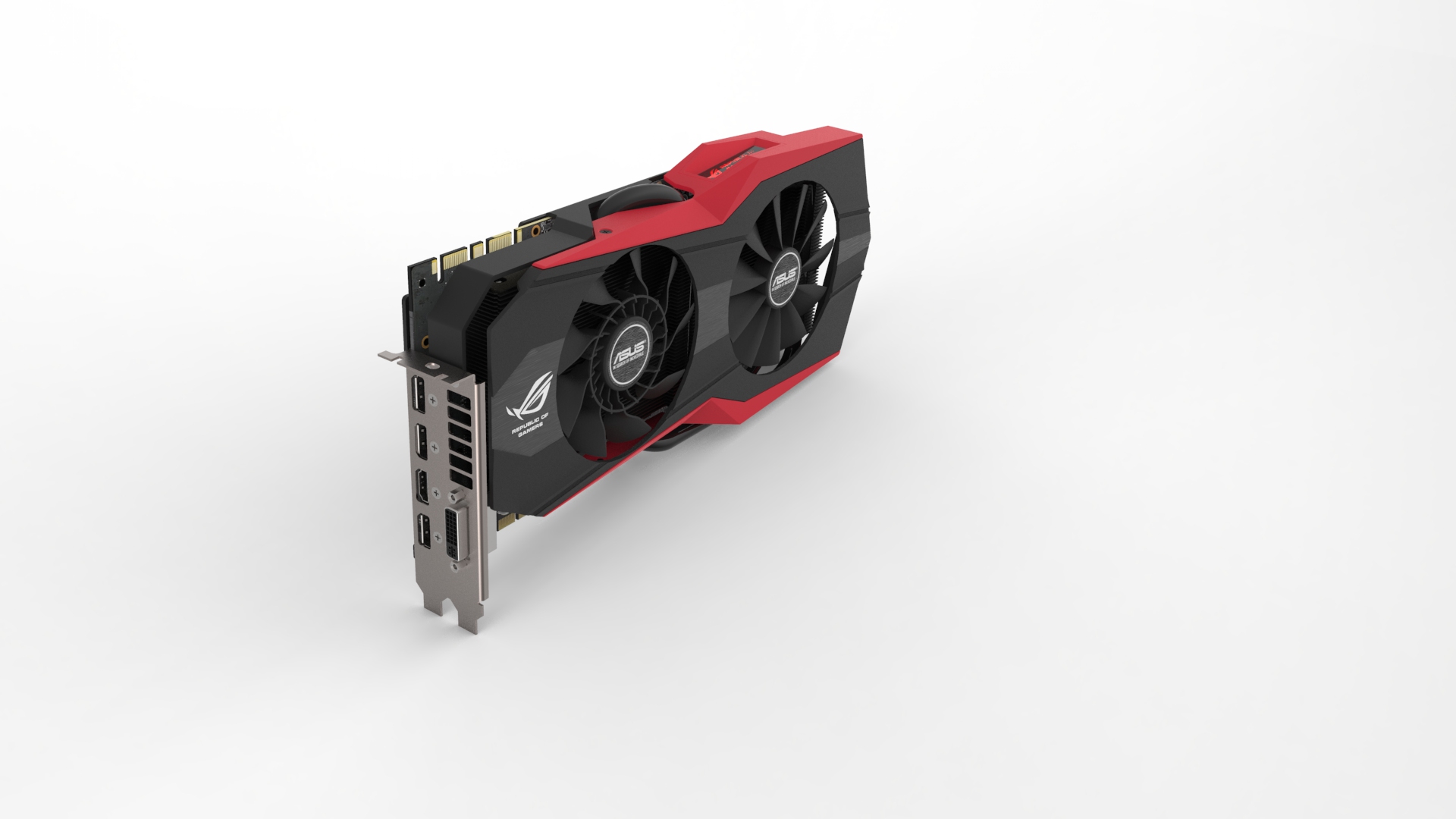 دانلود فایل سه بعدی کارت گرافیک Asus GTX 980 Matrix