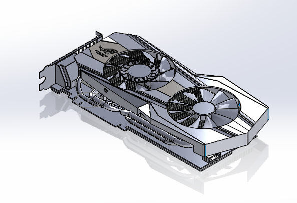 دانلود فایل سه بعدی کارت گرافیک Asus GTX 980 Matrix