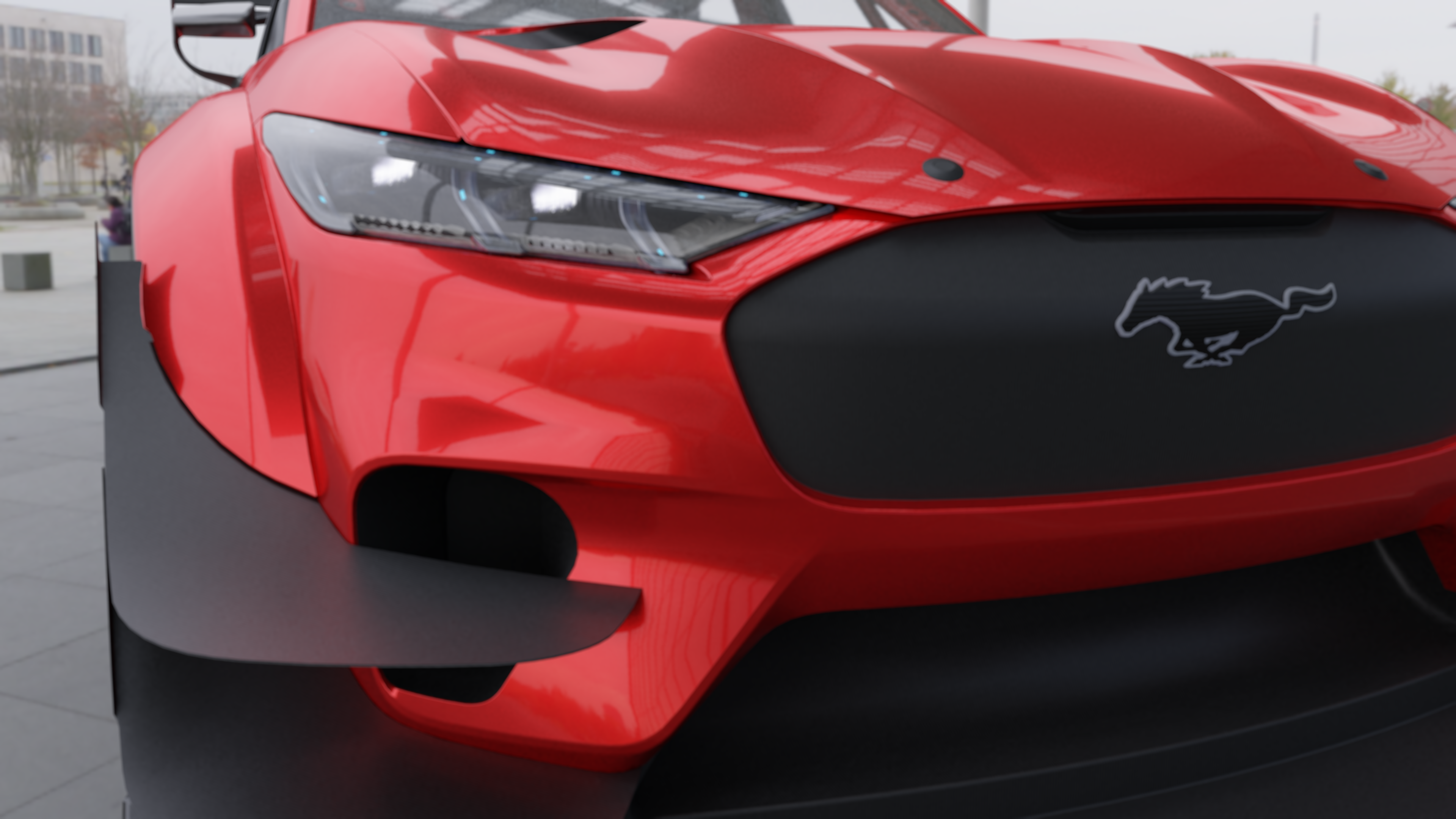 دانلود فایل سه بعدی مدل Mustang Mach-E