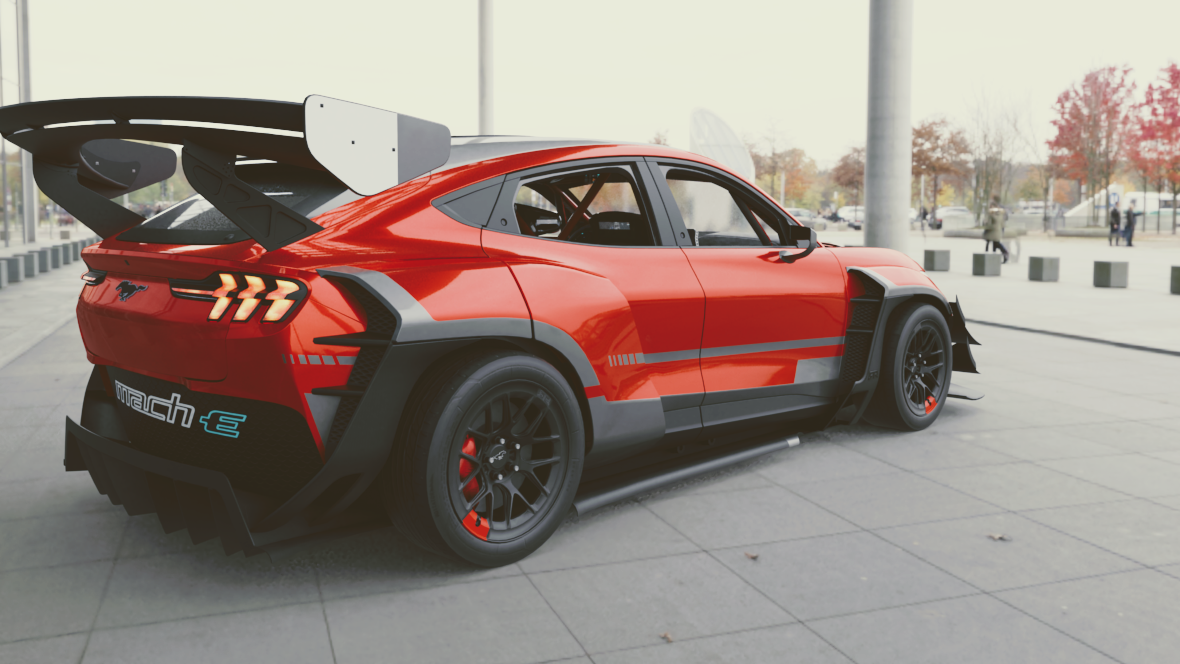 دانلود فایل سه بعدی مدل Mustang Mach-E