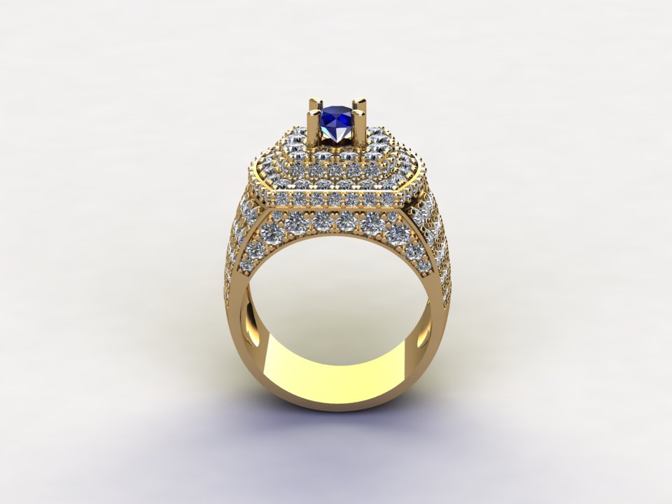 دانلود فایل سه بعدی انگشتر سایز 16